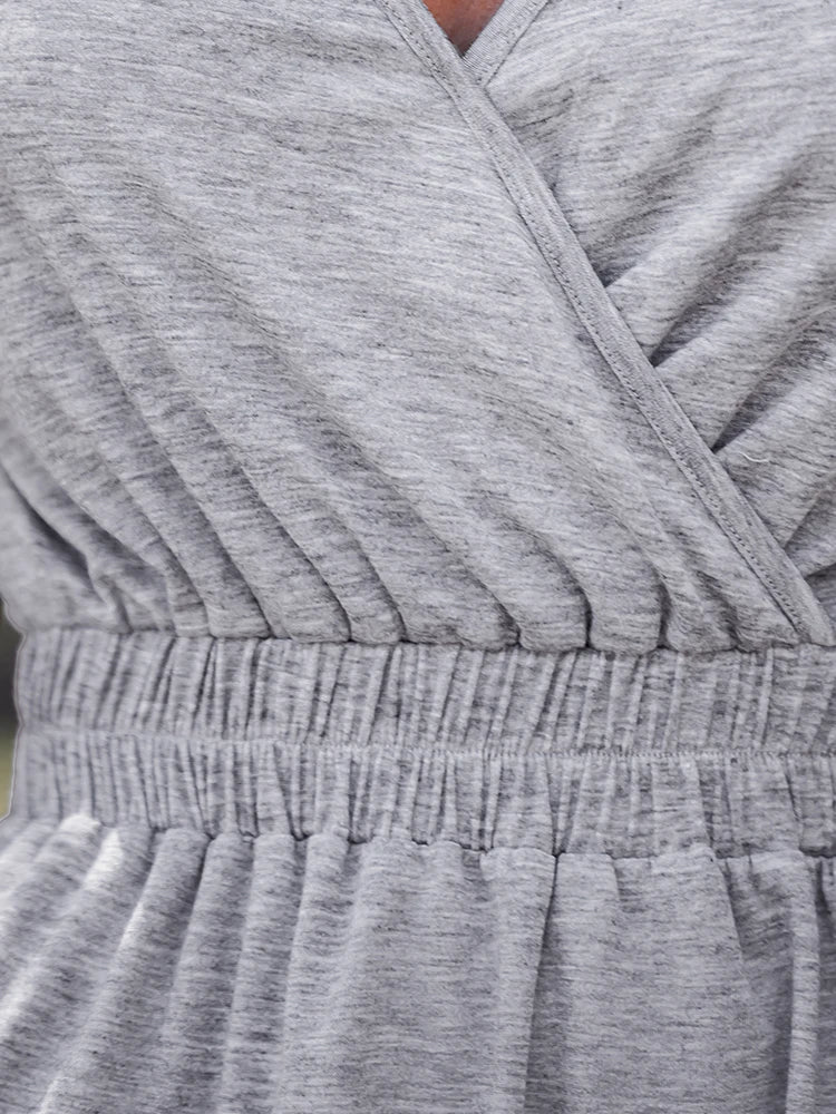 Minivestido con Cuello Corto y Espalda Descubierta de Tiras Delgadas