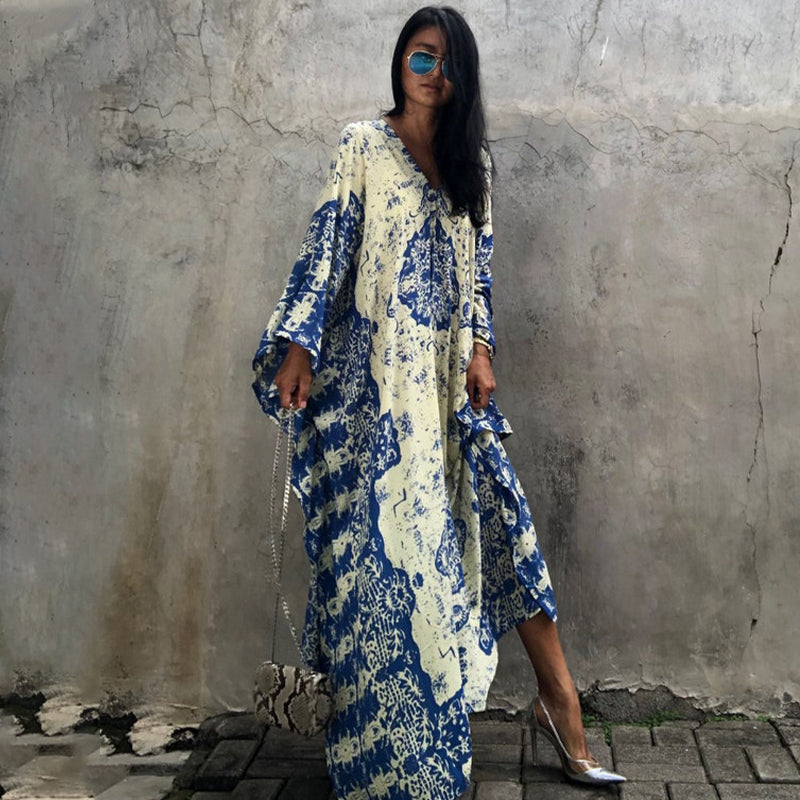 Bohemian best sale kaftan dress