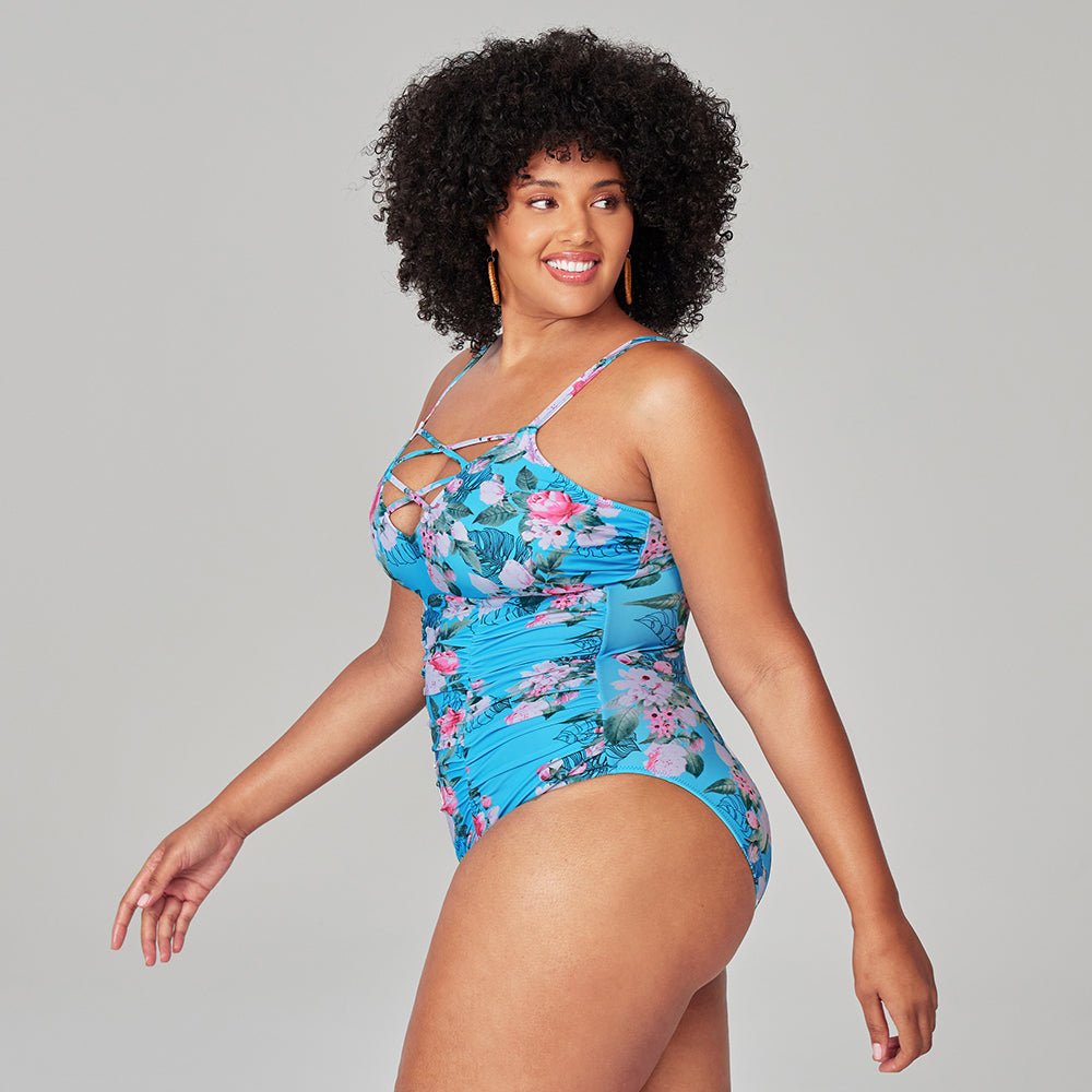 Plus size lace deals one piece