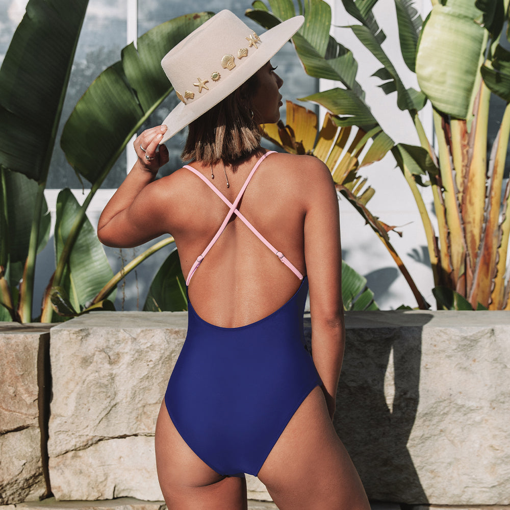 Aerie colorblock one store piece swimsuit