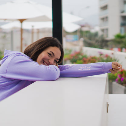 Polera Oversize Lila "Lavender Wave"