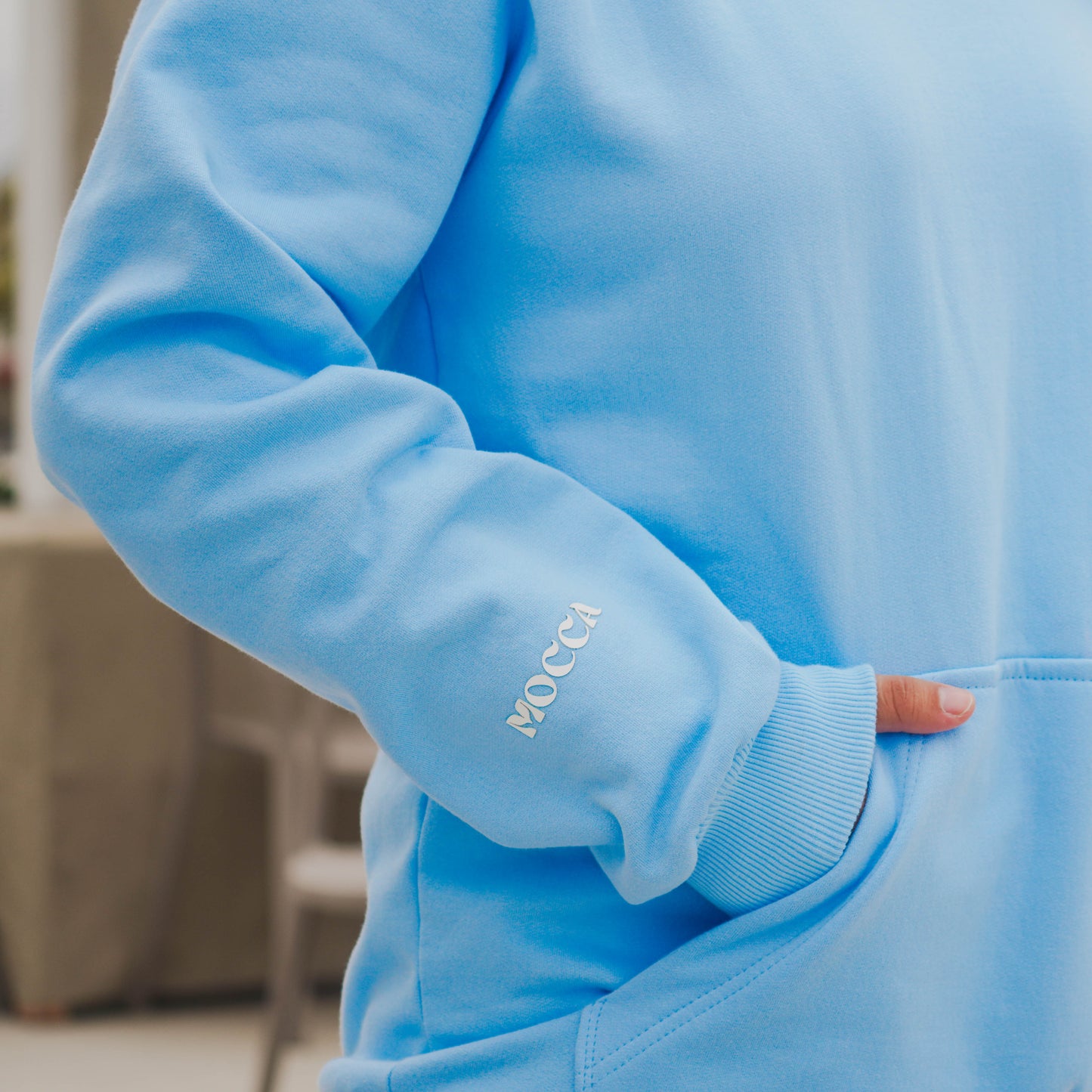 Polera Oversize Celeste "Ocean Breeze"