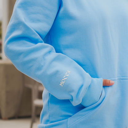 Polera Oversize Celeste "Ocean Breeze"