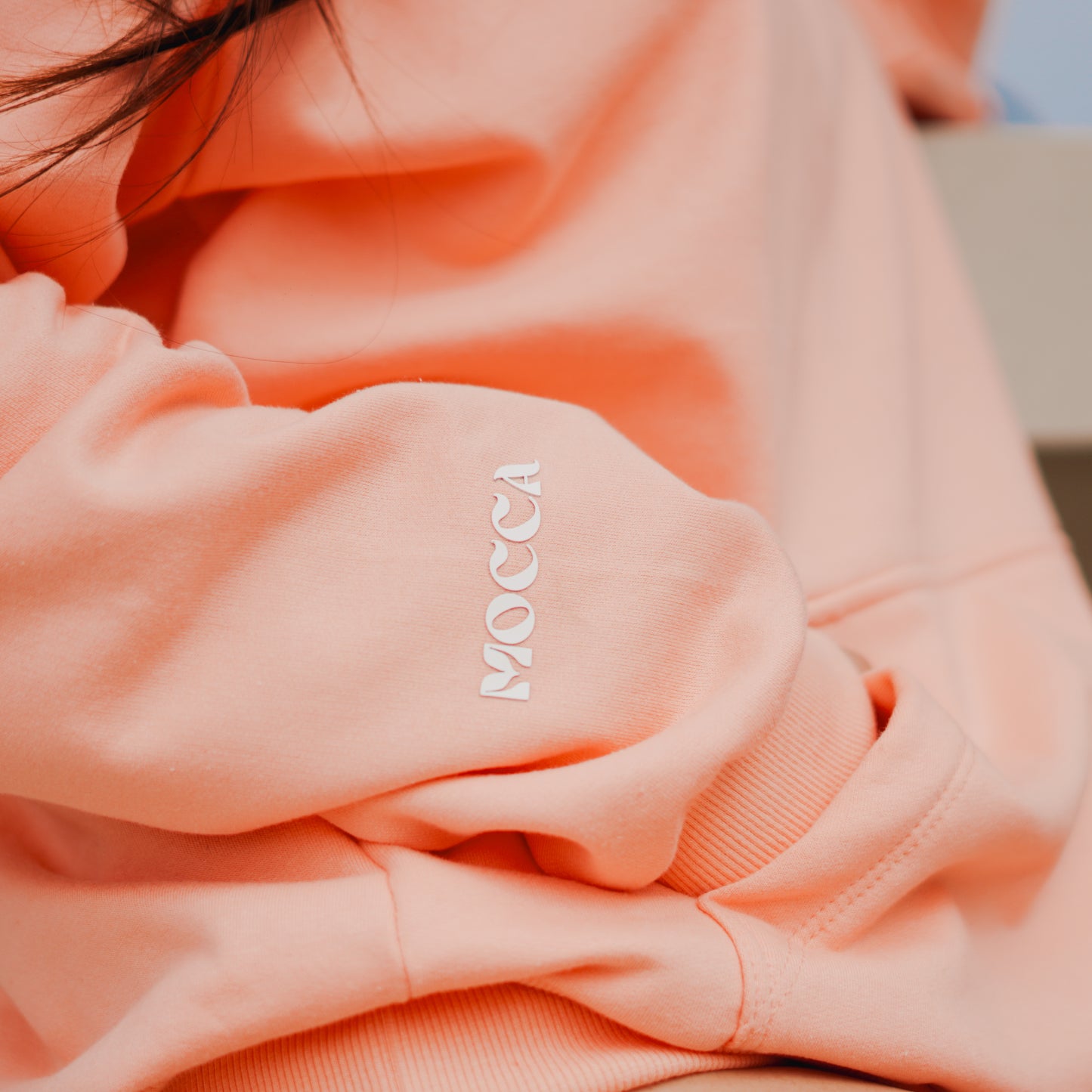 Polera Oversize Durazno "Sunset Coral"