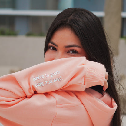Polera Oversize Durazno "Sunset Coral"