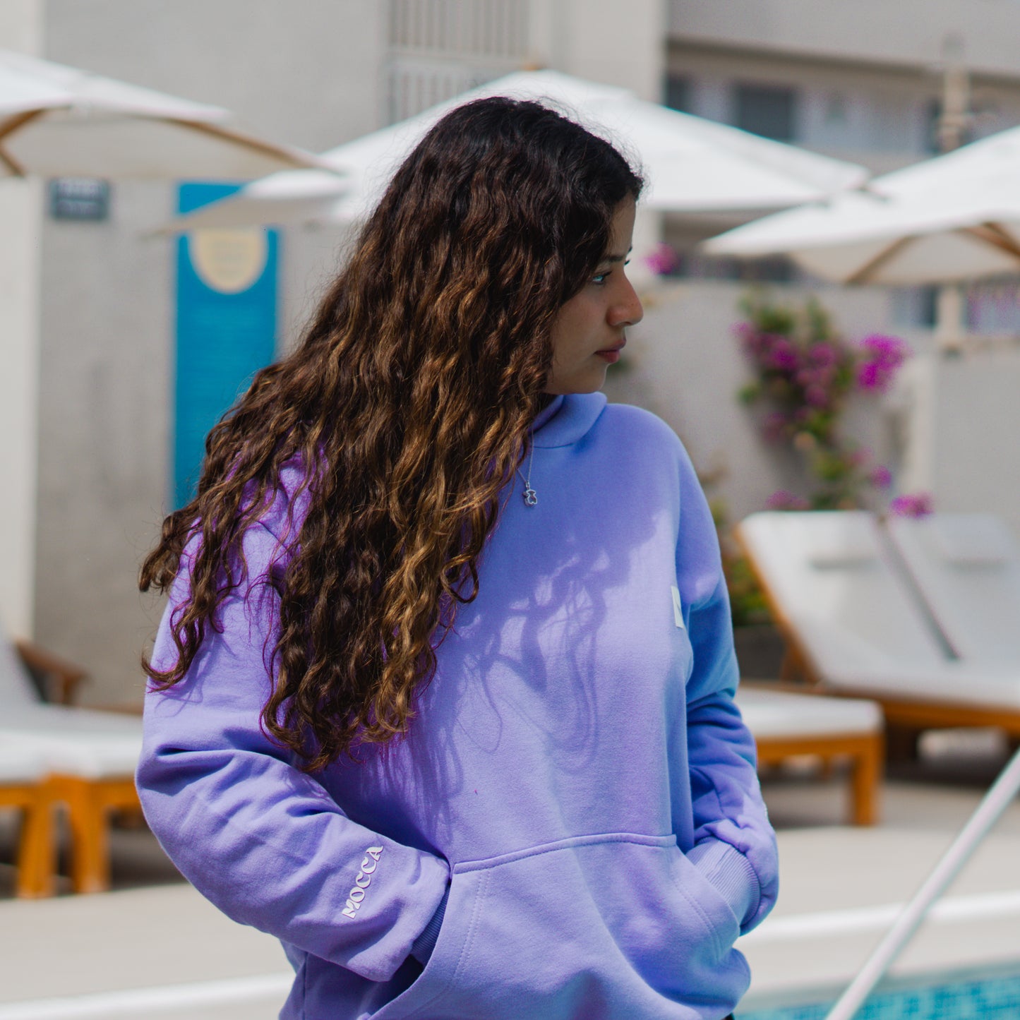 Polera Oversize Lila "Lavender Wave"