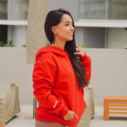 Polera Oversize Roja "Coastal Red"