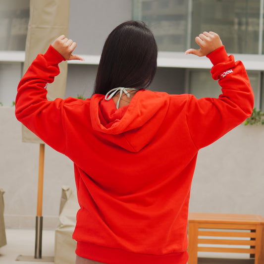 Polera Oversize Roja "Coastal Red"