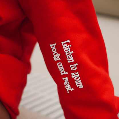 Polera Oversize Roja "Coastal Red"