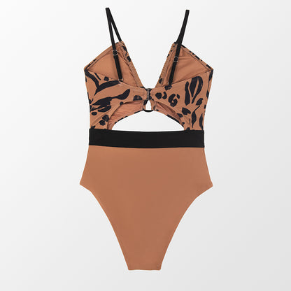 Wild At Heart Tunnel Cut Out Swimsuit - One Piece